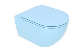 Підвісний унітаз GSG LIKE 52,5 см Smart Clean glossy Sky (LKWCSO022)