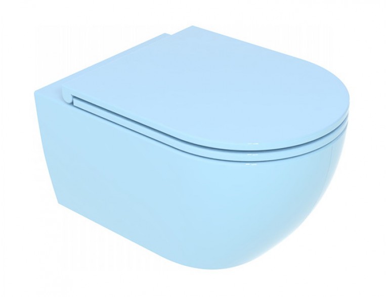 Підвісний унітаз GSG LIKE 52,5 см Smart Clean glossy Sky (LKWCSO022)