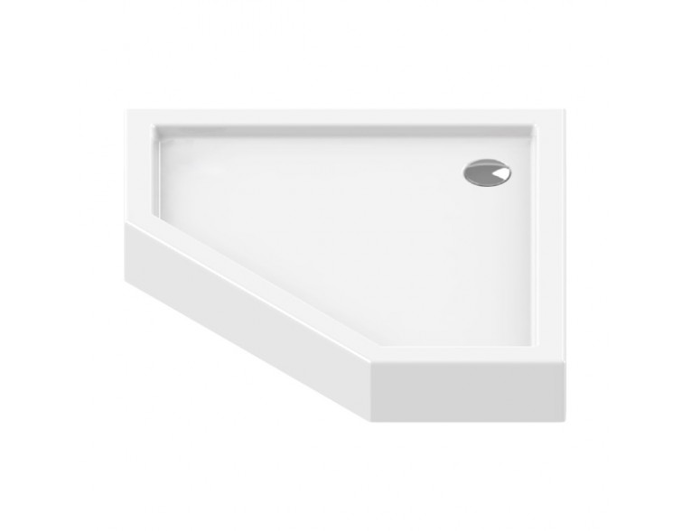Душовий піддон NEW TRENDY NEW AZURA R 100x80x15 см (B-0417)