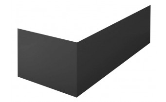 Панель для ванни Besco Intrica 170 Black / Чорна, фронтальна + бічна + кріплення до обох панелей, екран для ванни (OAI-170-PKC) Панель для ванни Besco Intrica 170 Black / Чорна, фронтальна + бічна + кріплення до обох панелей, екран для ванни (OAI-170-PKC)