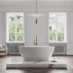 Окремостояча ванна Omnires Siena M+ 161x81 см, біла глянцева (SIENAWWBP) Окремостояча ванна Omnires Siena M+ 161x81 см, біла глянцева (SIENAWWBP)