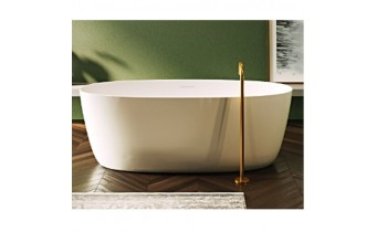 Ванна овальна Riho Oval окремостояча 160x72 см, з литого мармуру (BS67)