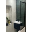 Душова шторка на ванну Besco Easy Slide Black 100x150 см, на 2 секції, прозоре скло, профіль чорний матовий (PESB-2S) Душова шторка на ванну Besco Easy Slide Black 100x150 см, на 2 секції, прозоре скло, профіль чорний матовий (PESB-2S)