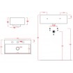 Підвісний умивальник ArtCeram Quadro 27, white (QUL0010100)
