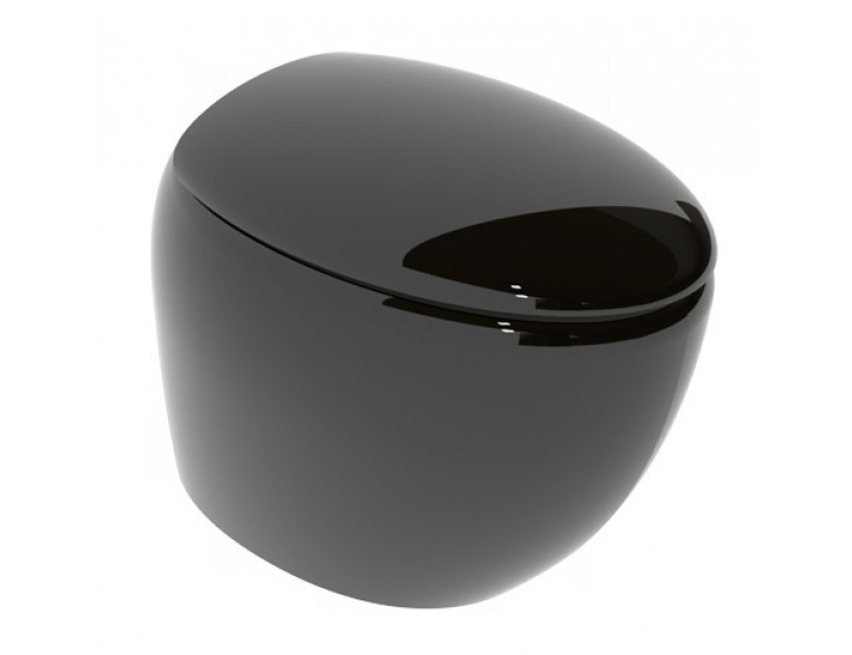 Підлоговий унітаз GSG TOUCH 55 см Smart Clean glossy Black (TOWC01SC002)