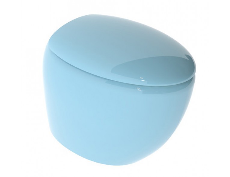 Підлоговий унітаз GSG TOUCH 55 см Smart Clean glossy Sky (TOWC01SC022)