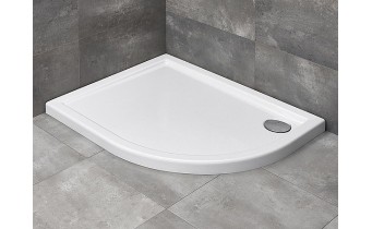 Душовий піддон асеметричний Radaway Tasos Plus E 100x80 см, Лівий, білий (STE1086-30L) Душовий піддон асеметричний Radaway Tasos Plus E 100x80 см, Лівий, білий (STE1086-30L)