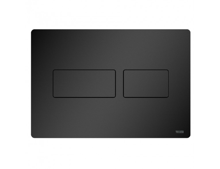Кнопка зливу подвійна Tece Solid Pus Plate, чорний матовий (9240416)