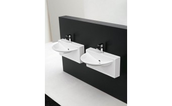 Підвісний умивальник ArtCeram Oneshot wall, white (WLL0020100)