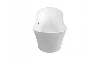 Окремостояча акрилова ванна Besco Amber 170x80 з сифоном click / clack, чорний (WAS-170-ABC)