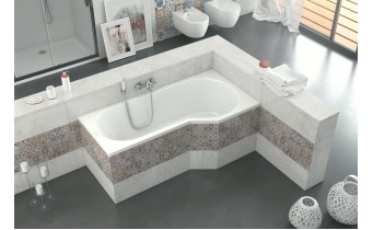 Ванна акрилова Excellent BeSpot 160x80/65 см, Правостороння (WAEX.BSP16WH)