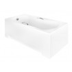 Ванна акрилова з ручками Besco Aria Plus 140x70, пряма + 2 ручки Standard (WAA-140-PU)