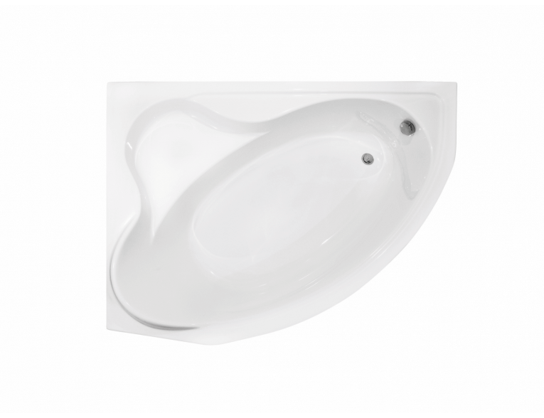 Ванна акрилова Besco Delfina 166x107 L, асиметрична (WAD-166-NL)