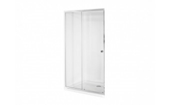 Душові розсувні двері Besco Duo Slide 110x195, хром (DDS-110)