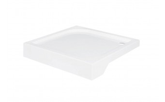 Душовий піддон акриловий, квадратний Besco Oskar 80x80 см (BAO-80-PK)