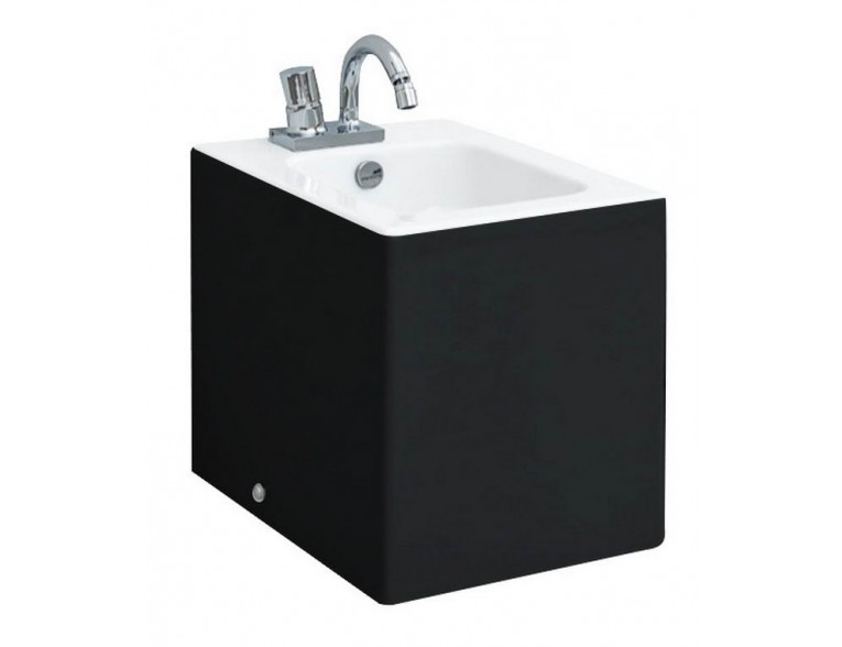 Підлогове біде ArtСeram Block, black white (BKB0020150)