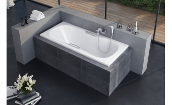 Ванна з ручками акрилова Excellent Clesis Lux 170x75 см, + 2 ручки, права (WAEX.CLL17WH)