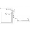 Душовий піддон Polimat Goliat 90x90 (00490)