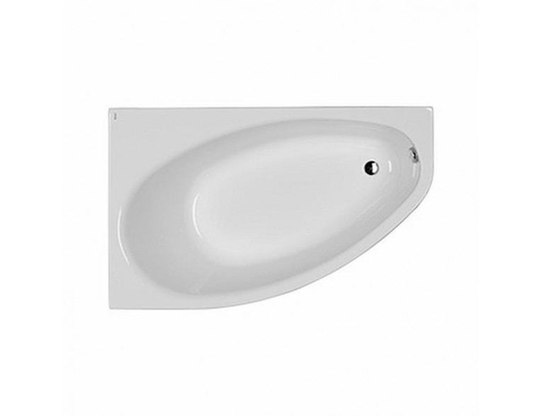 Акрилова ванна Kolo Elipso 160x100 L, асиметрична + ніжки (XWA0661000)