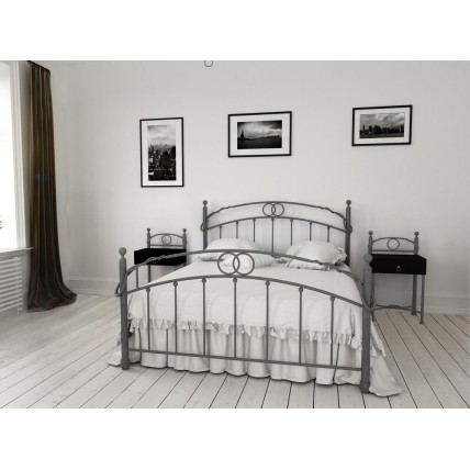 Двоспальне ліжко Метал-дизайн Bella-Letto Флоренція 160x190 (MT-BL-D-F1) Двоспальне ліжко Метал-дизайн Bella-Letto Флоренція 160x190 (MT-BL-D-F1)