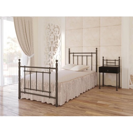 Односпальне ліжко Метал-дизайн Bella-Letto Неаполь 90x200 (M-BL-O-N2)