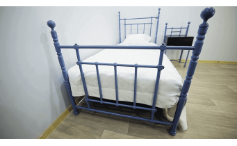 Односпальне ліжко Метал-дизайн Bella-Letto Неаполь 90x200 (M-BL-O-N2)