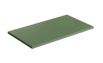 Душовий піддон, камяний Omnires Aquarock M+ 80x160 см, антиковзкий, прямокутний, Оливковий-зелений матовий Душовий піддон, камяний Omnires Aquarock M+ 80x160 см, антиковзкий, прямокутний, Оливковий-зелений матовий
