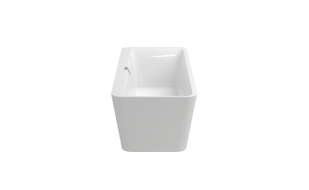 Ванна Villeroy&Boch Squaro Edge 12 DUO 180x80x45 з панелю та сифоном, Кварил (UBQ180SQE7PDV-01)