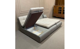 Кутовий диван розкладний ВІКОМеблі Фокус / Focus, світло-сірий, кут 7 (Viko-Focus11)