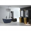 Окремостояча кам'яна ванна Besco Viya Glam 160x70, графіт з сифоном click / clack (WMD-160-VG) Окремостояча кам'яна ванна Besco Viya Glam 160x70, графіт з сифоном click / clack (WMD-160-VG)