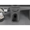 Унітаз безобідковий Mexen Teo Rimless з тонким сидінням soft-close, Duroplast Super Slim, темно-сірий матовий Унітаз безобідковий Mexen Teo Rimless з тонким сидінням soft-close, Duroplast Super Slim, темно-сірий матовий