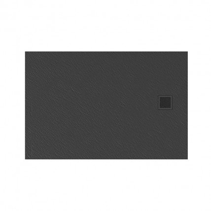 Душовий піддон NEW TRENDY MORI 100x80x3,5 см, сірий RAL 7040 (B-0396)