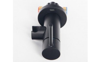 Гігієнічний душ Tres Max Study Exclusive COLORS, чорний матовий (134123NM)