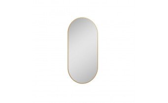 Овальне дзеркало з LED підсвіткою у ванну Elita Sharon Oval 52/92 Gold, 52x92x2,4 см (168463)