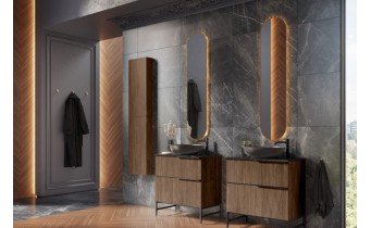 Дзеркало з LED підсвіткою у ванну Elita Sharon Long 35/150 Rose Gold, 35x150x3,1 см (168706)