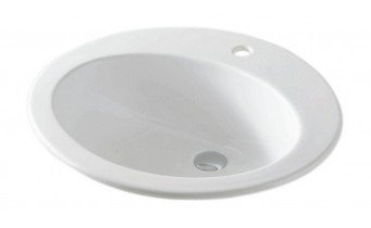 Врізний умивальник ArtCeram Eolo, white (ELL0010100) Врізний умивальник ArtCeram Eolo, white (ELL0010100)