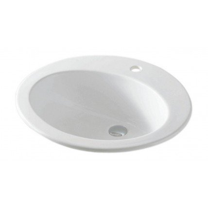 Врізний умивальник ArtCeram Eolo, white (ELL0010100) Врізний умивальник ArtCeram Eolo, white (ELL0010100)