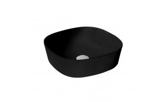 Умивальник на стільницю ArtCeram Ghost 42, glossy black (GHL0010300) Умивальник на стільницю ArtCeram Ghost 42, glossy black (GHL0010300)