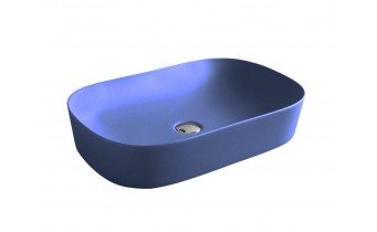 Умивальник на стільницю ArtCeram Ghost 65, blue sapphire (GHL0021500) Умивальник на стільницю ArtCeram Ghost 65, blue sapphire (GHL0021500)