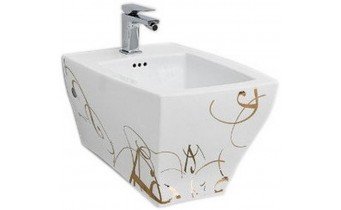 Підвісне біде ArtCeram Jazz, gold lettering (JZB0010106) Підвісне біде ArtCeram Jazz, gold lettering (JZB0010106)