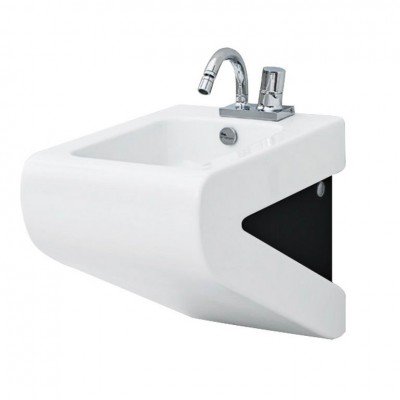 Підвісне біде ArtCeram La Fontana, black white (LFB0010150)