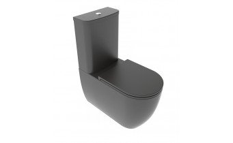 Унітаз моноблок GSG LIKE 69 см Smart Clean matt Ash (LKMBL021)