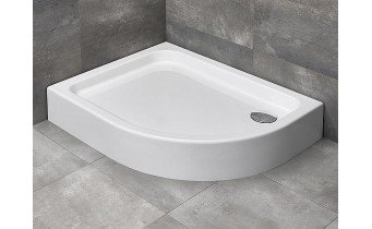 Душовий піддон асеметричний Radaway Laros E Compact 100x80x17 см, Лівий, білий (SLE81017-01L) Душовий піддон асеметричний Radaway Laros E Compact 100x80x17 см, Лівий, білий (SLE81017-01L)