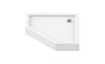 Душовий піддон NEW TRENDY NEW AZURA R 100x80x15 см (B-0417) Душовий піддон NEW TRENDY NEW AZURA R 100x80x15 см (B-0417)