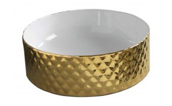 Умивальник на стільницю ArtCeram Rombo, gold (OSL0090156) Умивальник на стільницю ArtCeram Rombo, gold (OSL0090156)