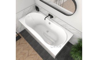 Акрилова пряма ванна Polimat Long 180x80 см, + ніжки з кріпленням + сифон (система зливу) (00429L) Акрилова пряма ванна Polimat Long 180x80 см, + ніжки з кріпленням + сифон (система зливу) (00429L)