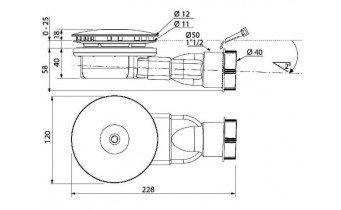 Сифон Radaway R400Slim