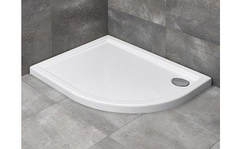 Душовий піддон асеметричний Radaway Tasos Plus E 100x80 см, Лівий, білий (STE1086-30L) Душовий піддон асеметричний Radaway Tasos Plus E 100x80 см, Лівий, білий (STE1086-30L)
