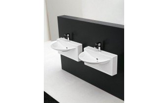 Підвісний умивальник ArtCeram Oneshot wall, white (WLL0020100)