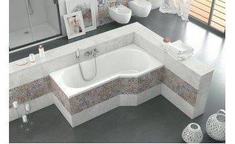 Ванна акрилова Excellent BeSpot 160x80/65 см, Правостороння (WAEX.BSP16WH)